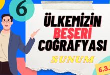ülkemizin beşeri coğrafyası sunum