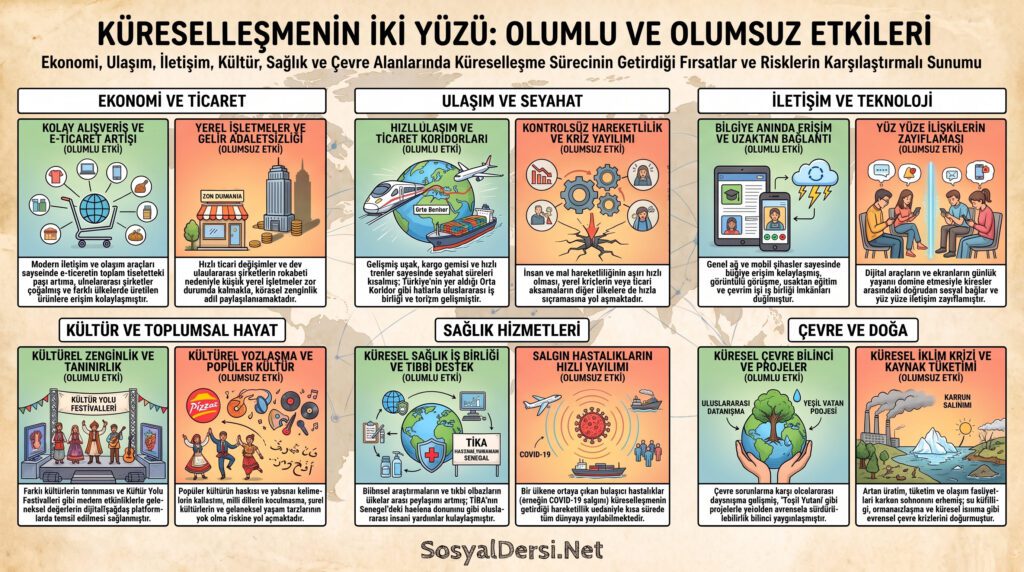 küreselleşmenin olumlu ve olumsuz etkileri